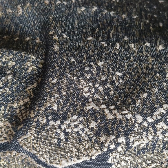 RW & Co* sleeveless round neck metallic snake print mid length dress size 12 - Picture 5 of 11